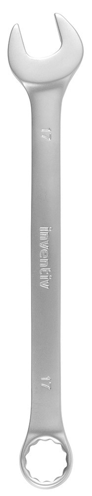 Clé mixte 17mm chrome vanadium - INVENTIV
